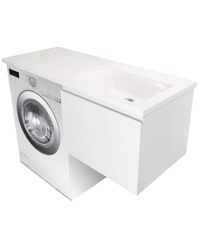 Тумба с раковиной Эстет Dallas Luxe 105 R ФР-00009674 подвесная Белая