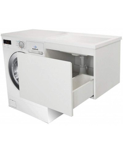 Тумба с раковиной Эстет Dallas Luxe 105 R ФР-00009674 подвесная Белая