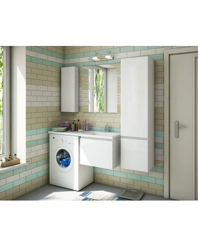 Тумба с раковиной Эстет Dallas Luxe 105 R ФР-00009674 подвесная Белая