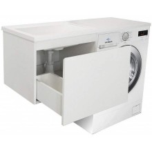 Тумба с раковиной Эстет Dallas Luxe 150 L ФР-00009689 подвесная Белая