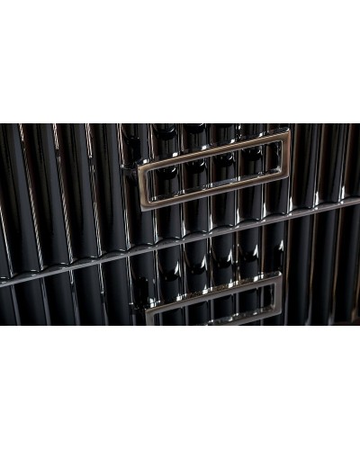 Тумба под раковину Boheme Armadi Art Monaco 100 866-100-BCR Черная Хром