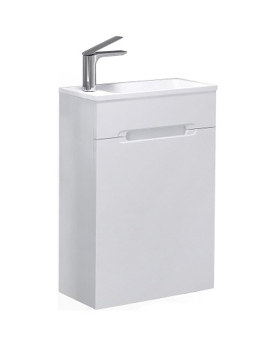 Тумба под раковину Jorno Modul 50 Mol.01.50/P/W/JR подвесная Белая