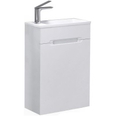 Тумба под раковину Jorno Modul 60 Mol.01.60/P/W/JR подвесная Белая