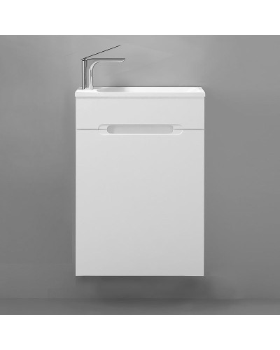 Тумба под раковину Jorno Modul 60 Mol.01.60/P/W/JR подвесная Белая