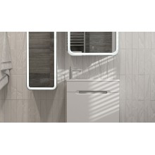 Тумба под раковину Jorno Modul 60 Mol.01.60/P/W/JR подвесная Белая