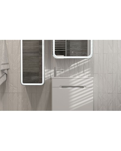 Тумба под раковину Jorno Modul 60 Mol.01.60/P/W/JR подвесная Белая