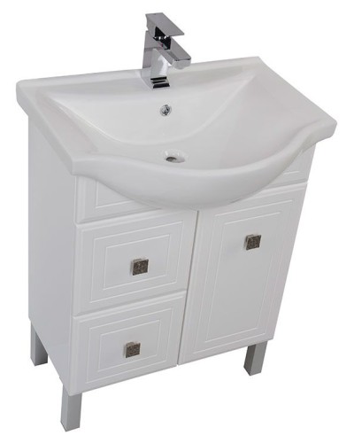 Тумба под раковину Aquanet Стайл 75 181499 Белая