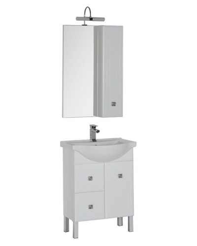 Тумба под раковину Aquanet Стайл 75 181499 Белая