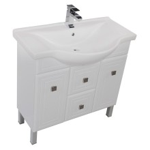 Тумба под раковину Aquanet Стайл 85 181502 Белая