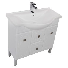 Тумба под раковину Aquanet Стайл 85 181502 Белая