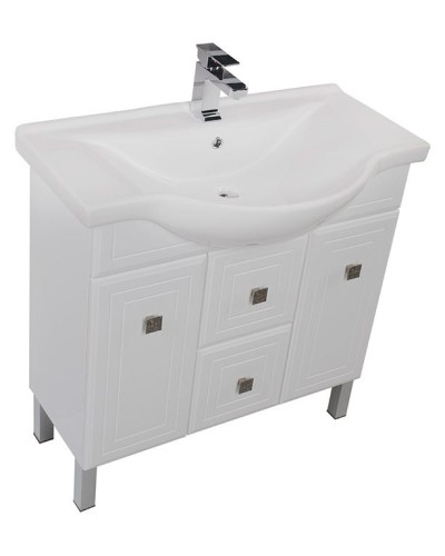 Тумба под раковину Aquanet Стайл 85 181502 Белая