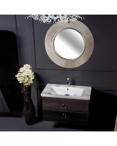 Тумба под раковину Boheme Armadi Art NeoArt 100 830-100-BW подвесная Black Wood