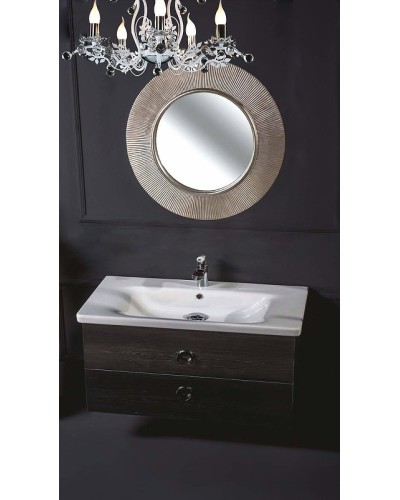 Тумба под раковину Boheme Armadi Art NeoArt 100 830-100-BW подвесная Black Wood