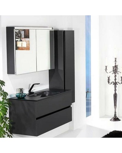 Тумба под раковину Boheme Armadi Art Vallessi 100 837-100-A mat подвесная Антрацит матовый