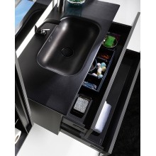 Тумба под раковину Boheme Armadi Art Vallessi 100 837-100-A mat подвесная Антрацит матовый