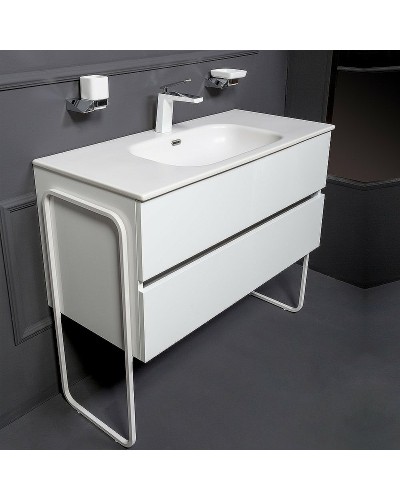 Тумба под раковину Boheme Armadi Art Vallessi 120 837-120-W подвесная Белая