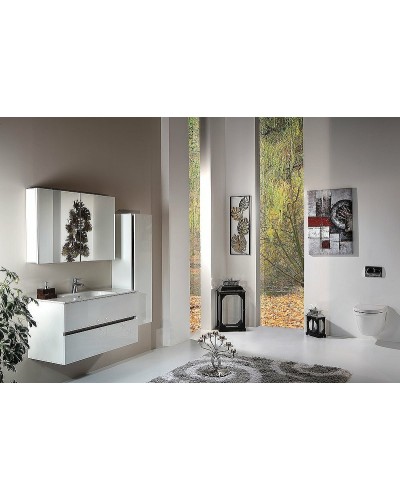 Тумба под раковину Boheme Armadi Art Vallessi 80 837-080-W подвесная White