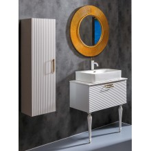 Тумба под раковину Boheme Armadi Art Vallessi Avangarde Linea 100 842-100-WG подвесная Белая Золото