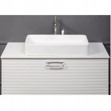 Тумба под раковину Boheme Armadi Art Vallessi Avangarde Linea 100 842-100-WCR подвесная Белая Хром