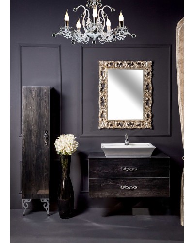 Тумба под раковину Boheme Armadi Art NeoArt 100 831-100-BW подвесная Black Wood