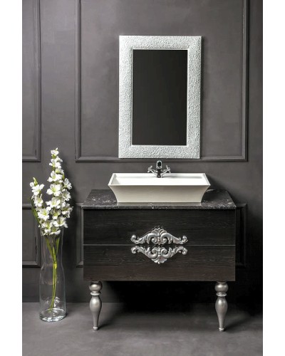 Тумба под раковину Boheme Armadi Art NeoArt 100 831-100-BW подвесная Black Wood