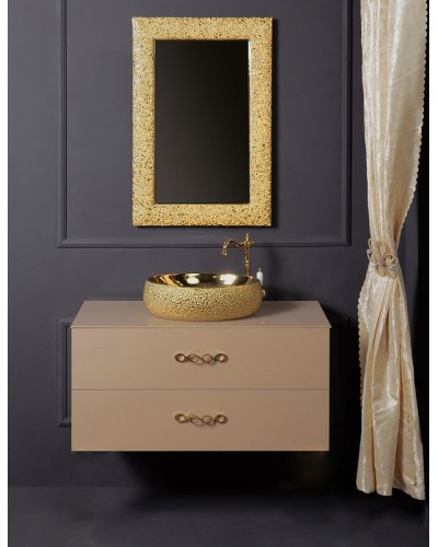 Тумба под раковину Boheme Armadi Art NeoArt 100 831-100-CP подвесная Cappucino