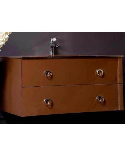 Тумба под раковину Boheme Armadi Art NeoArt 100 831-100-DB подвесная Dark Brown