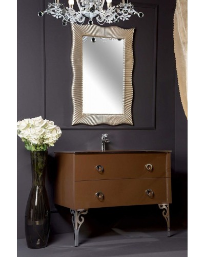 Тумба под раковину Boheme Armadi Art NeoArt 100 831-100-DB подвесная Dark Brown