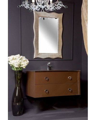 Тумба под раковину Boheme Armadi Art NeoArt 100 831-100-DB подвесная Dark Brown