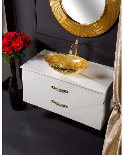 Тумба под раковину Boheme Armadi Art NeoArt 100 831-100-WH подвесная White