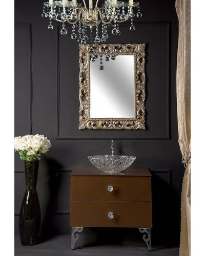 Тумба под раковину Boheme Armadi Art NeoArt 80 831-080-DB подвесная Dark Brown