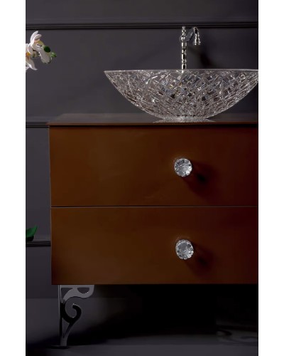 Тумба под раковину Boheme Armadi Art NeoArt 80 831-080-DB подвесная Dark Brown