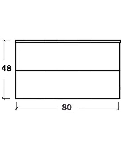 Тумба под раковину Boheme Armadi Art NeoArt 80 830-080-DB подвесная Dark Brown