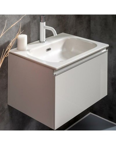 Тумба под раковину Boheme Armadi Art Vallessi 60 837-060-W подвесная White