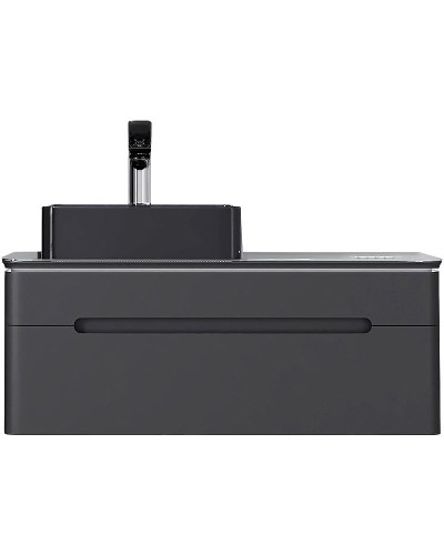 Тумба под раковину Jorno Shine 100 Shi.01.100/P/A подвесная Антрацит