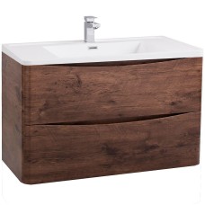 Тумба под раковину BelBagno Ancona-N 80 ANCONA-N-800-2C-SO-RW подвесная Rovere Moro