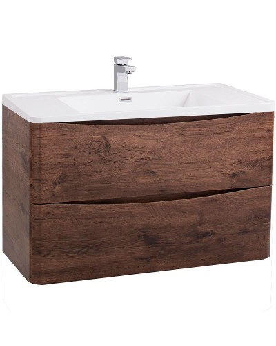 Тумба под раковину BelBagno Ancona-N 80 ANCONA-N-800-2C-SO-RW подвесная Rovere Moro