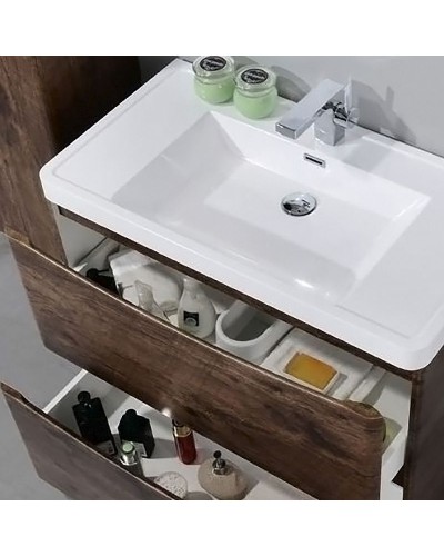 Тумба под раковину BelBagno Ancona-N 80 ANCONA-N-800-2C-SO-RW подвесная Rovere Moro