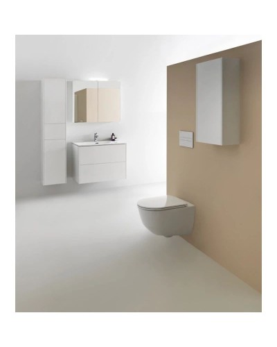 Тумба с раковиной белый глянец 80 см Laufen Base 8.6496.1.261.104.1