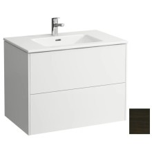 Тумба с раковиной темный вяз 80 см Laufen Base 8.6496.1.263.104.1