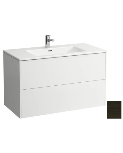 Тумба с раковиной темный вяз 100 см Laufen Base 8.6496.2.263.104.1