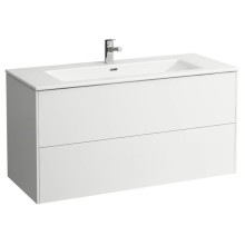 Тумба с раковиной белый глянец 120 см Laufen Base 8.6496.3.261.104.1