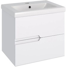 Тумба под раковину Runo Стокгольм 60 00-00001123 подвесная Белая