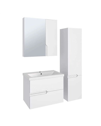 Тумба под раковину Runo Стокгольм 70 00-00001124 подвесная Белая