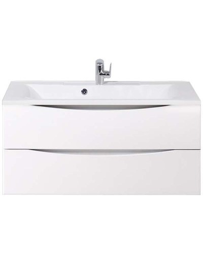 Тумба под раковину BelBagno Marino 100 MARINO-1000-2C-SO-BL-P подвесная Bianco Lucido