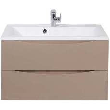 Тумба под раковину BelBagno Marino 80 MARINO-800-2C-SO-CL-P подвесная Capucino Lucido