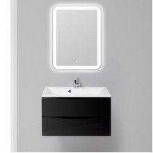 Тумба под раковину BelBagno Marino 80 MARINO-800-2C-SO-NL-P подвесная Nero Lucido