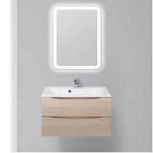 Тумба под раковину BelBagno Marino 80 MARINO-800-2C-SO-RG-P подвесная Rovere Grigio