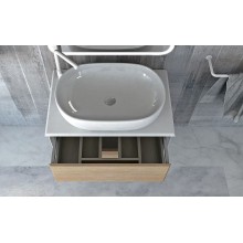 Тумба под раковину Cezares Bellagio 70 54716 подвесная Rovere tabacco