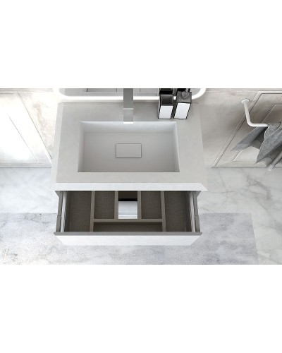 Тумба под раковину Cezares Bellagio 70 54716 подвесная Rovere tabacco